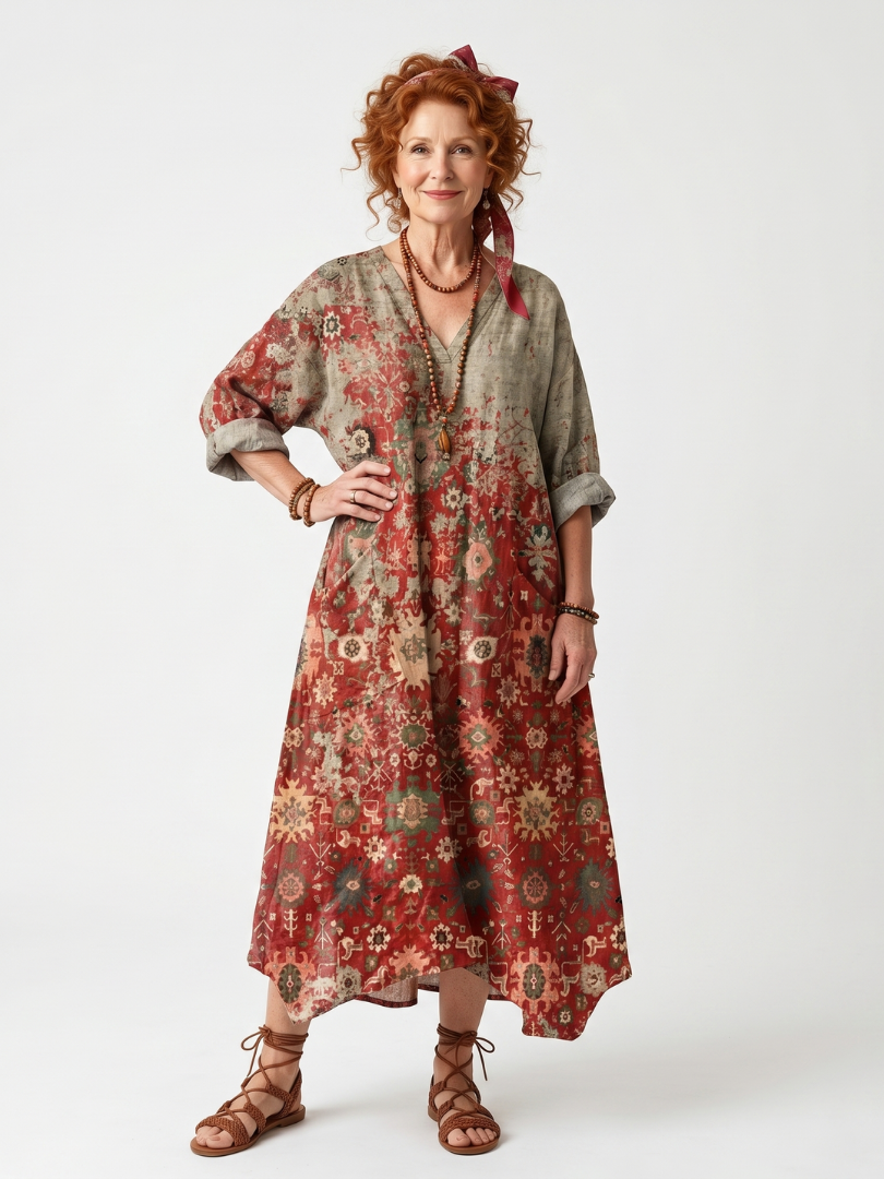 HELENA | Mieszane wzory i kieszenie