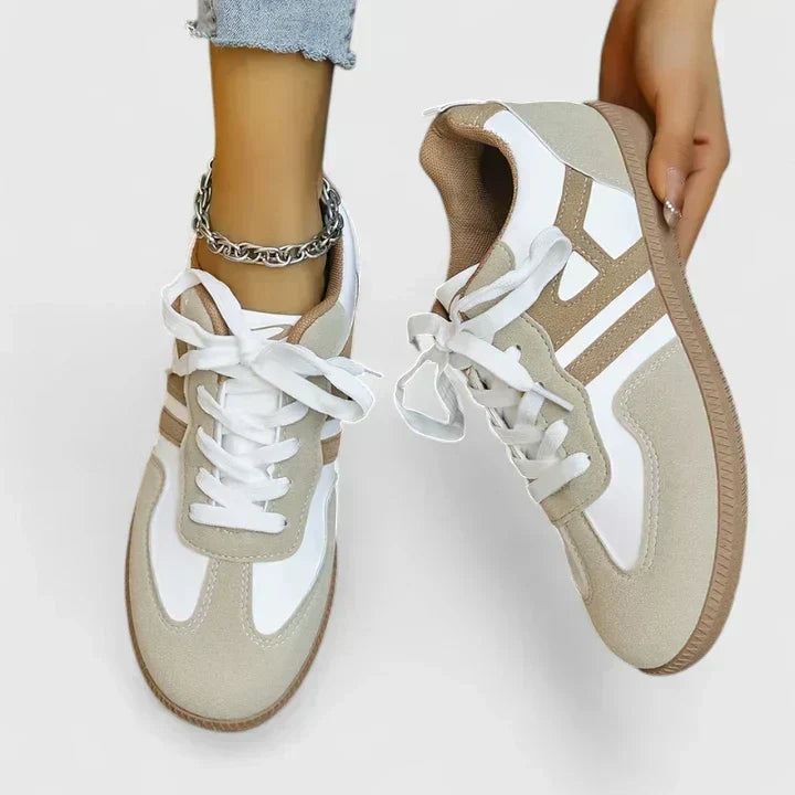 ALINA | Sneakersy w kolorze khaki