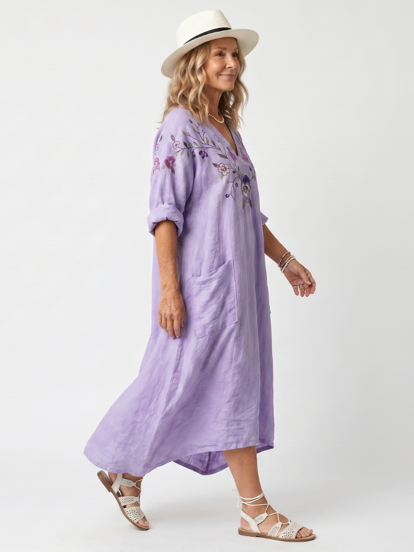 JANINA | Kwiatowy haft na górze