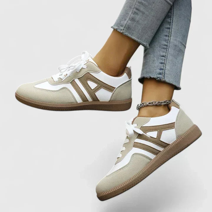 ALINA | Sneakersy w kolorze khaki