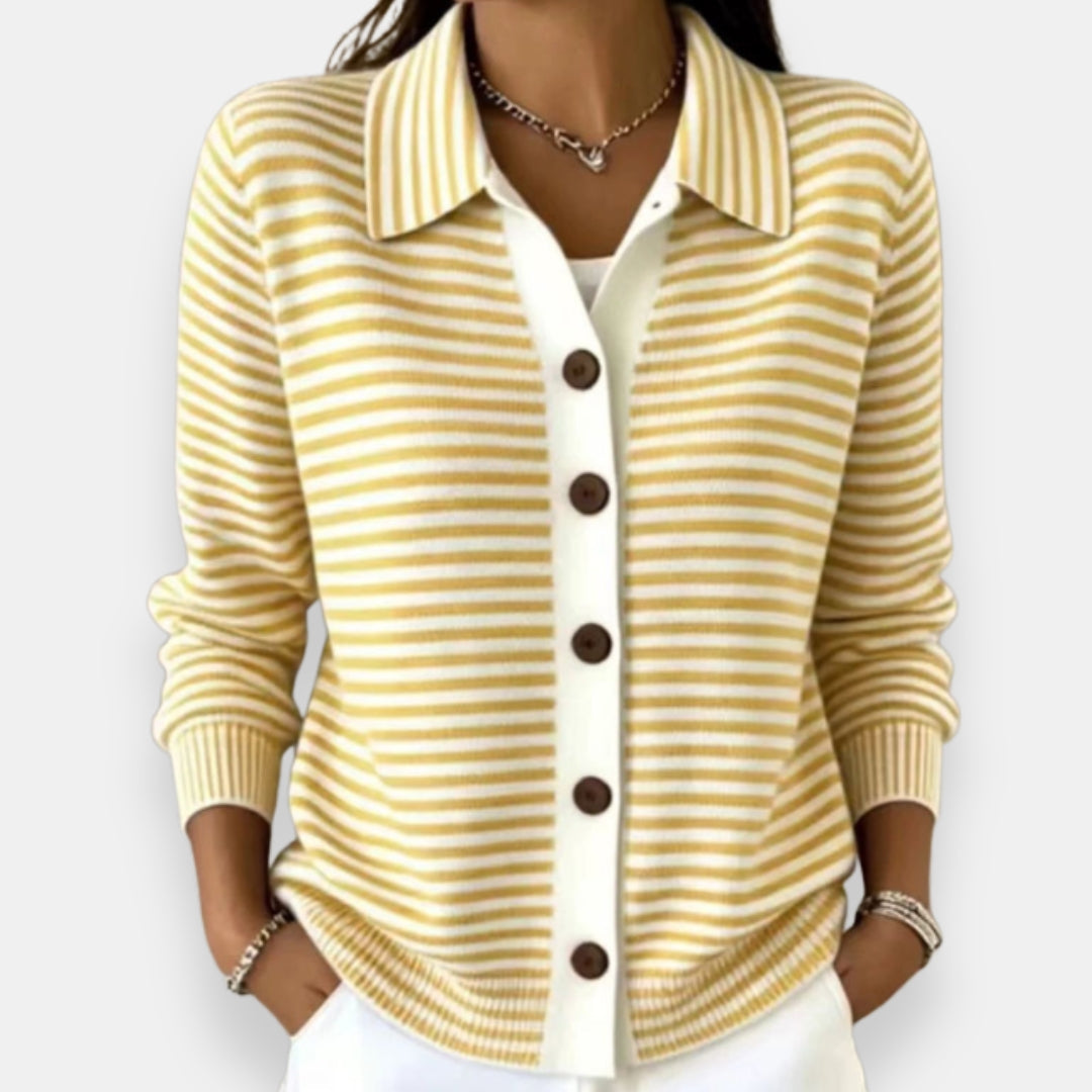 Lucyna | Sweter w paski