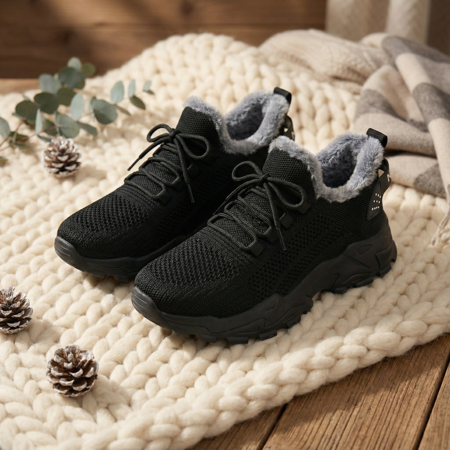 MIROSŁAWA | Ocieplane sneakersy na zimę