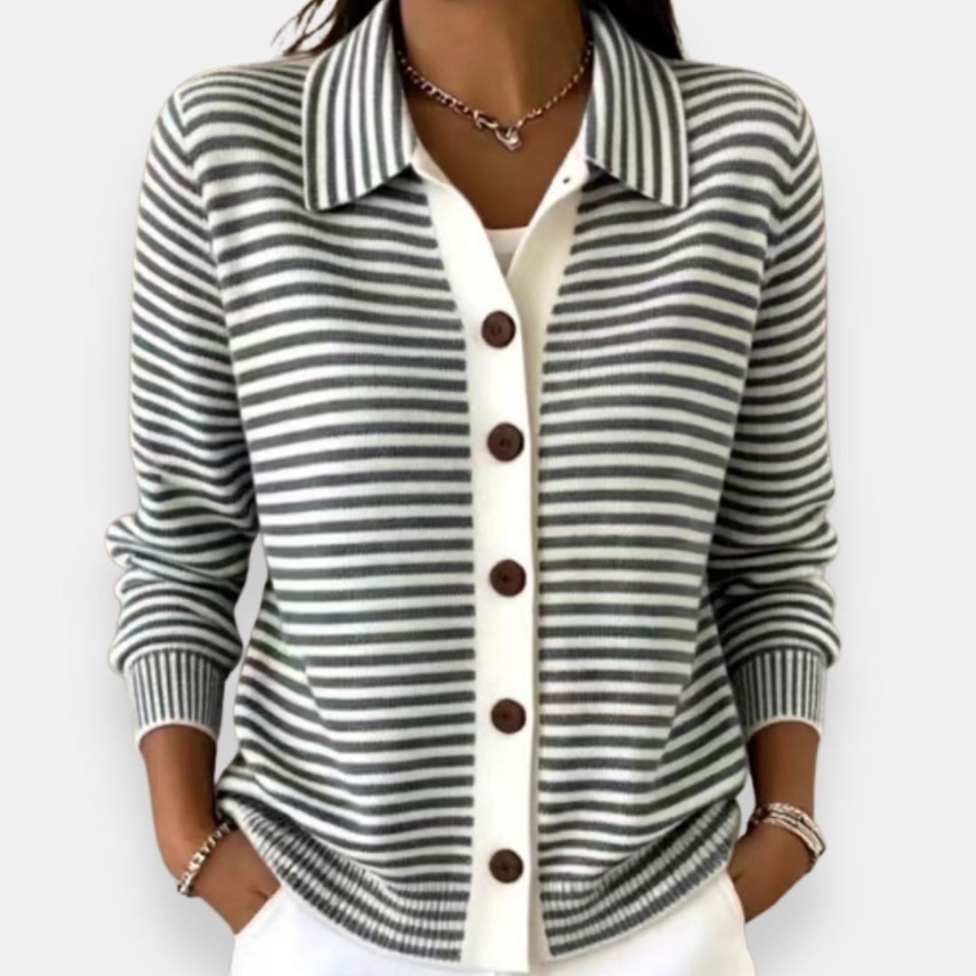 Lucyna | Sweter w paski
