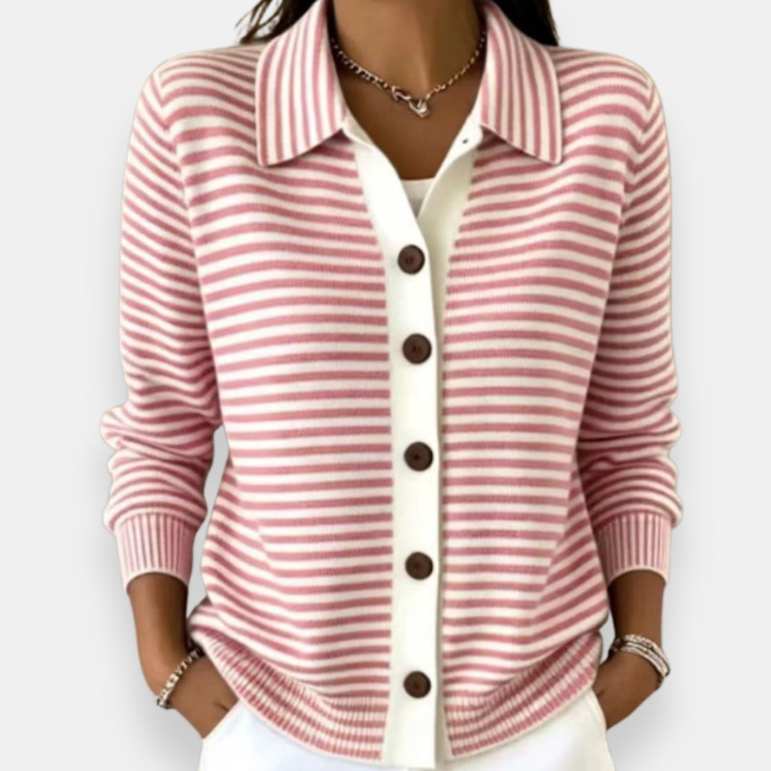 Lucyna | Sweter w paski