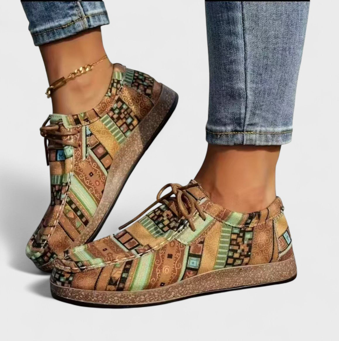PATRYCJA | Sneakersy na szerszej podeszwie