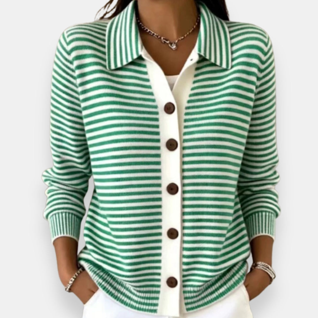 Lucyna | Sweter w paski