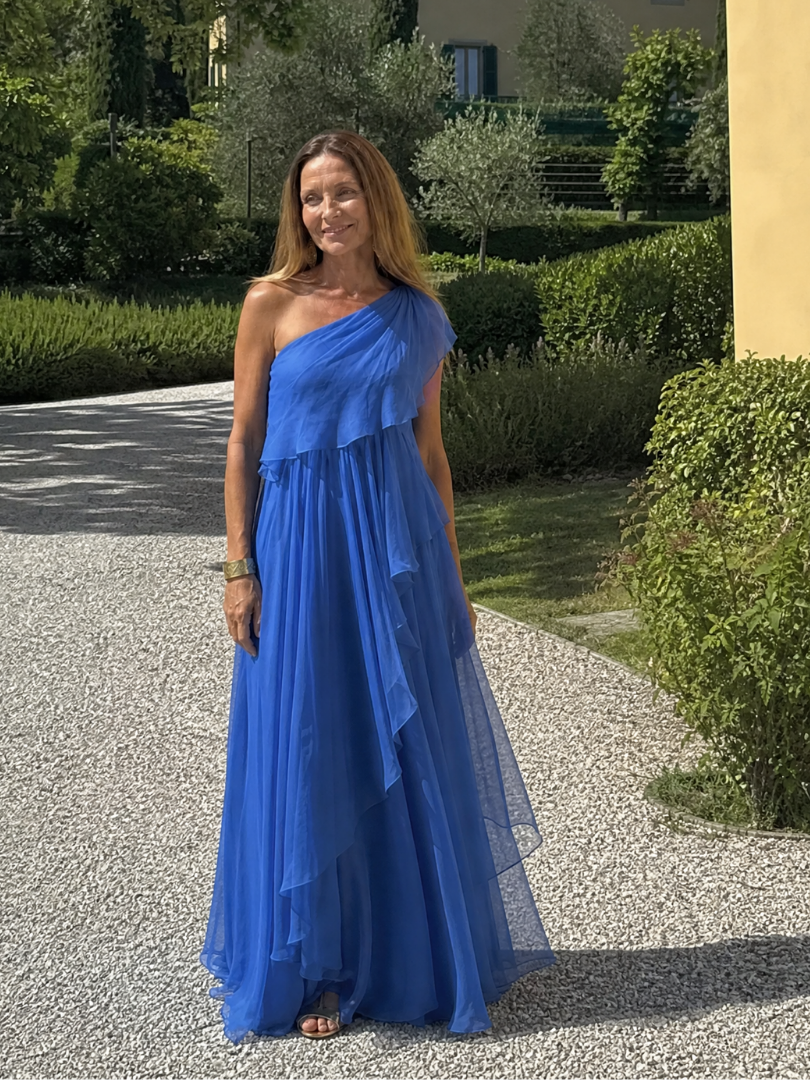 TERESA | Sukienka maxi na jedno ramię