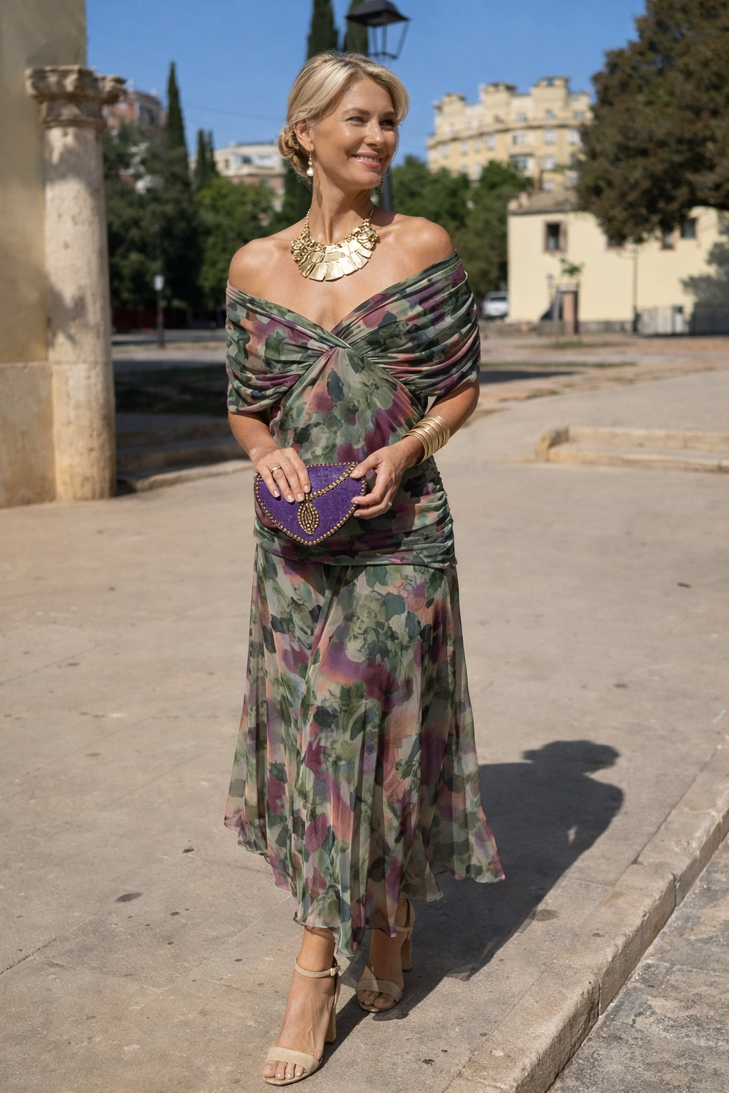 MARLENA | Sukienka maxi