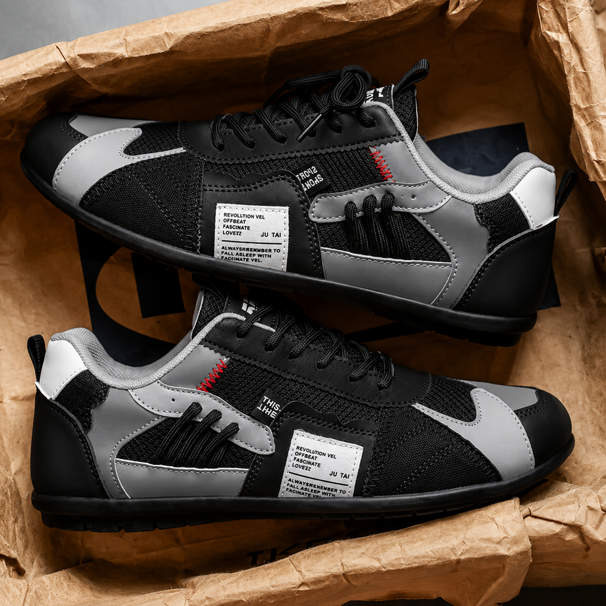 Tomasz | Kolorowe sneakersy retro