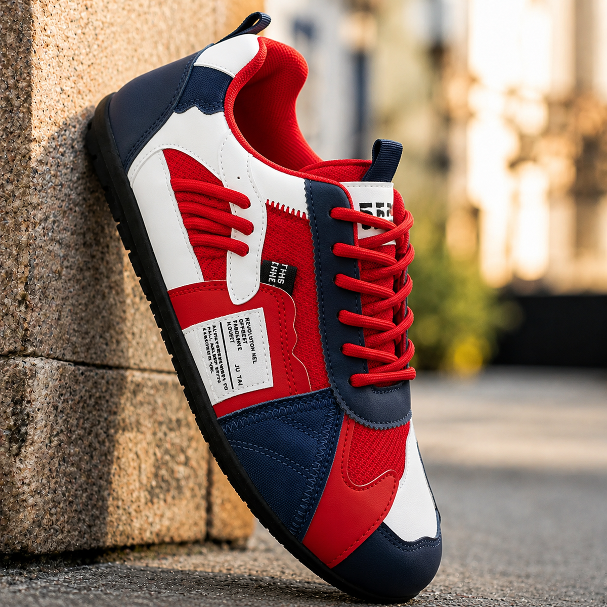 Tomasz | Kolorowe sneakersy retro