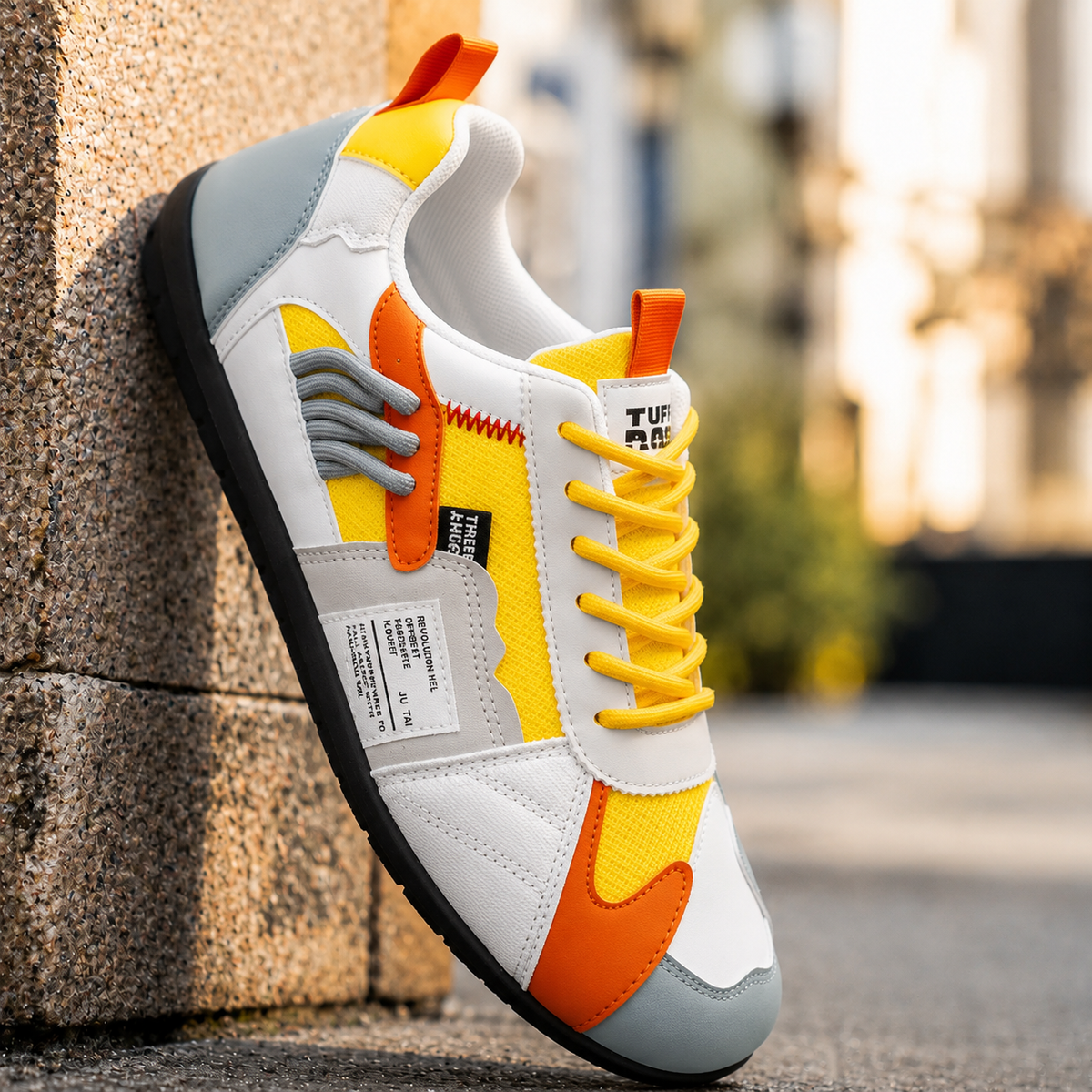 Tomasz | Kolorowe sneakersy retro