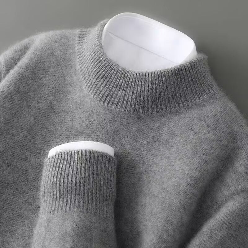 Barbara | Sweter z mieszanki kaszmiru z półgolfem