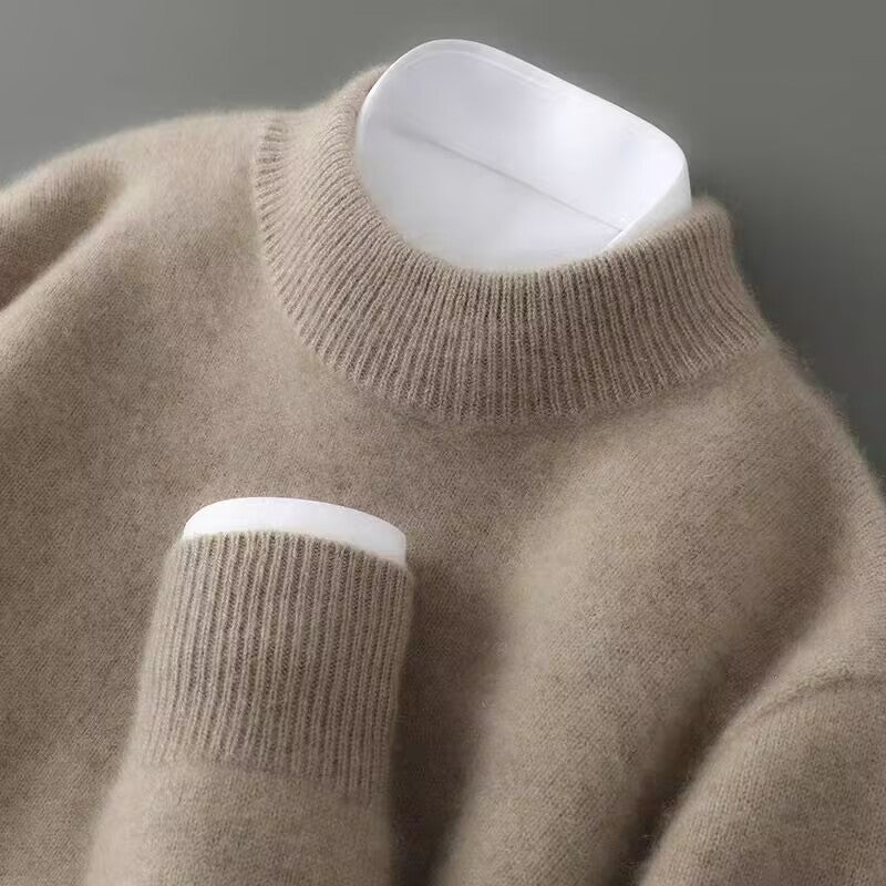 Barbara | Sweter z mieszanki kaszmiru z półgolfem