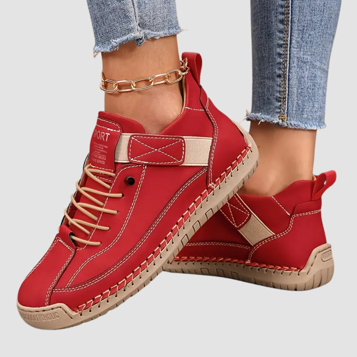 TERESA | Skórzane sneakersy do biura