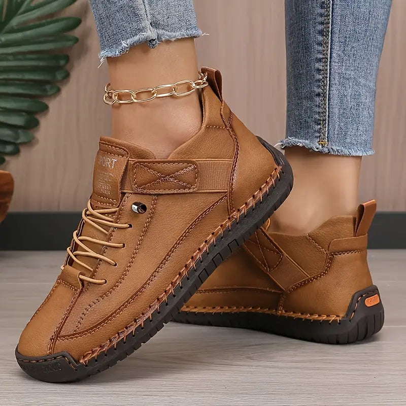 TERESA | Skórzane sneakersy do biura
