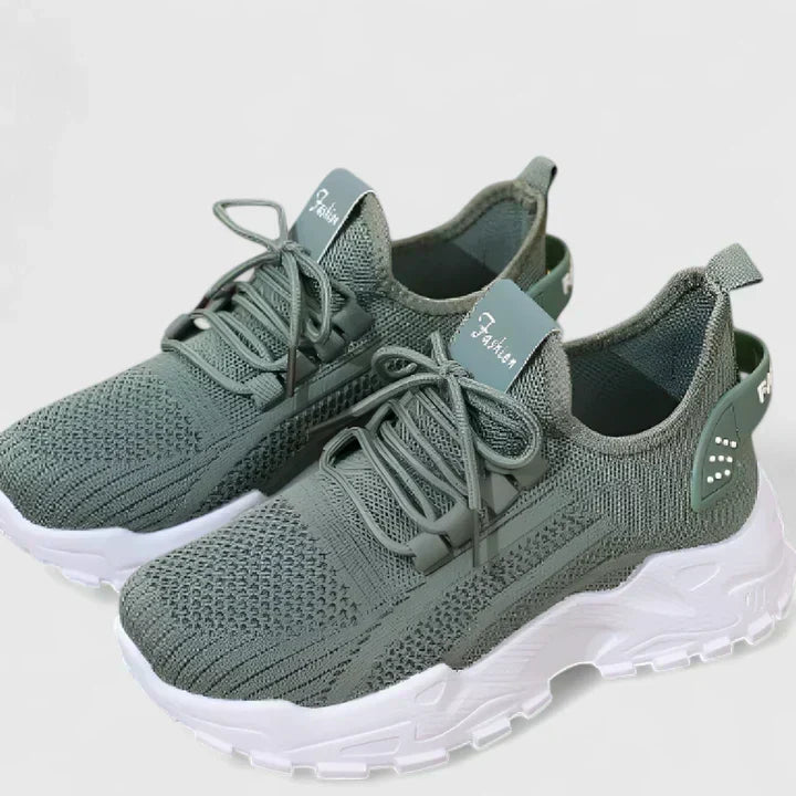 KRYSTYNA | Sneakersy z szerokim przodem