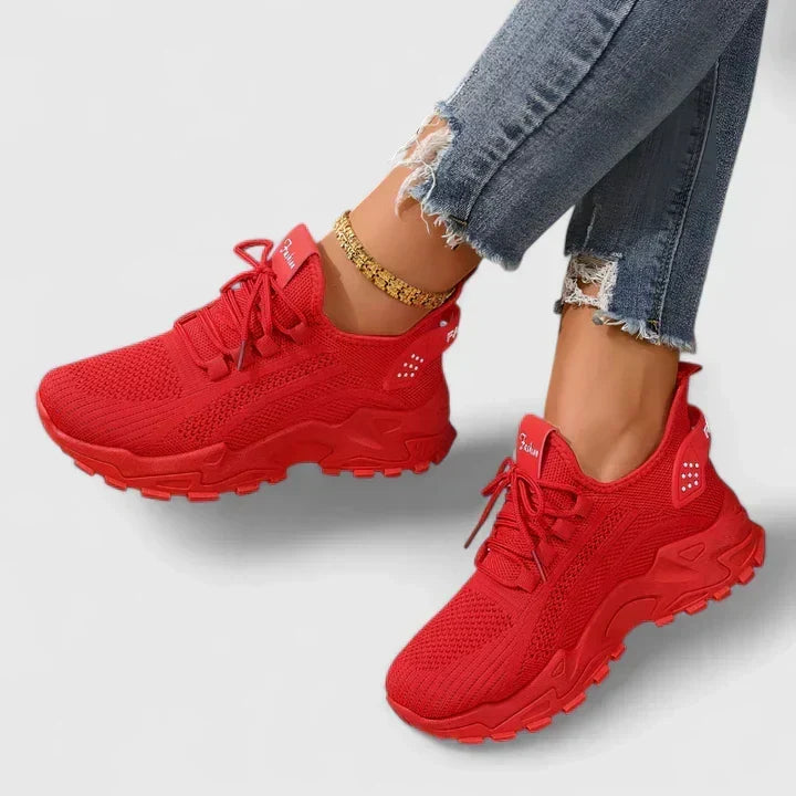 KRYSTYNA | Sneakersy z szerokim przodem