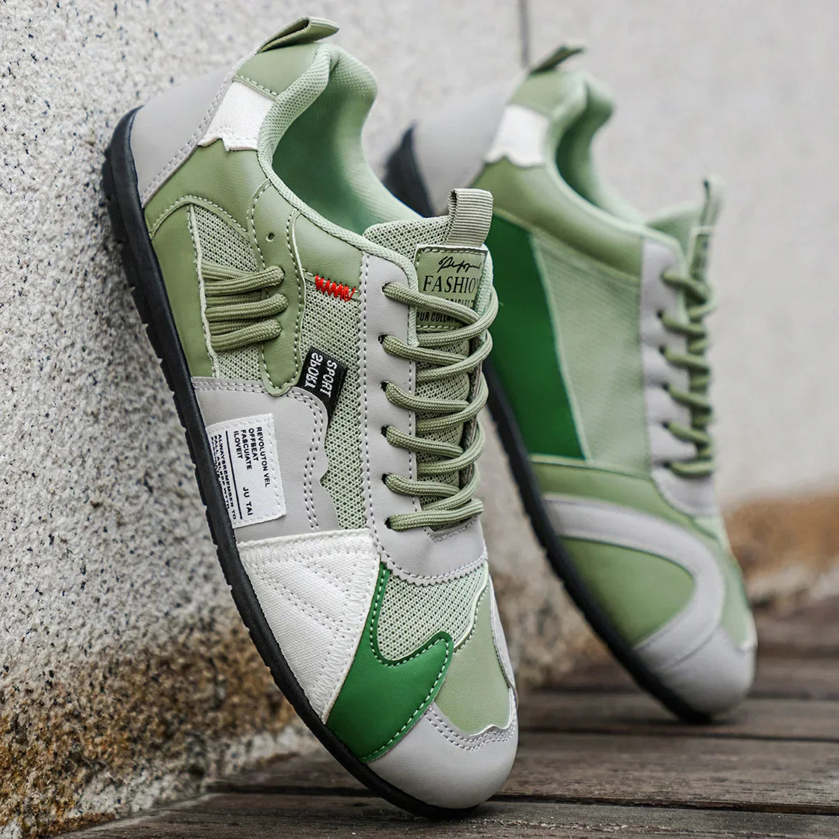 Tomasz | Kolorowe sneakersy retro