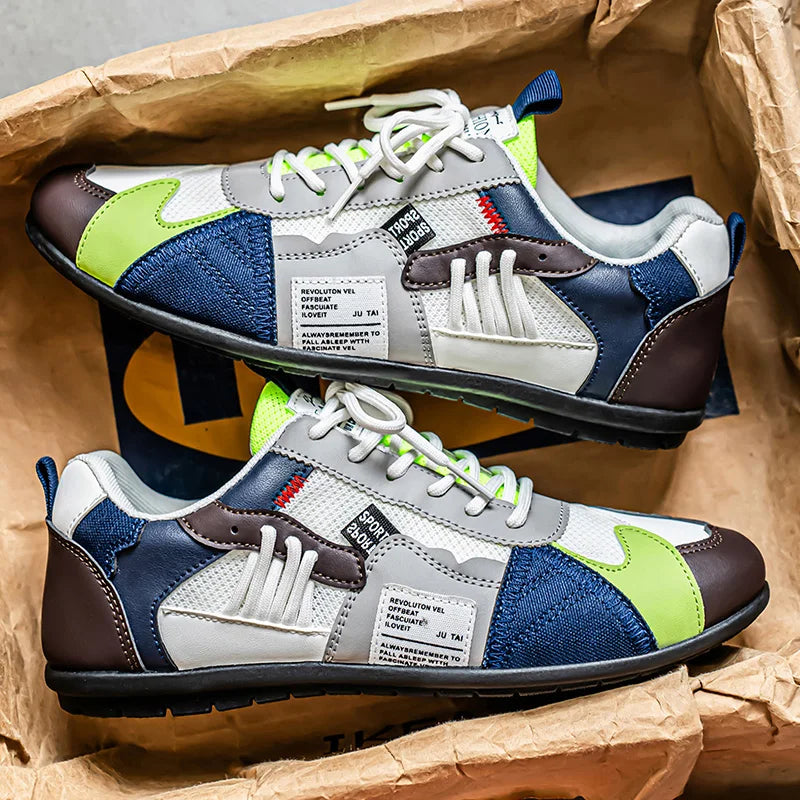 Tomasz | Kolorowe sneakersy retro