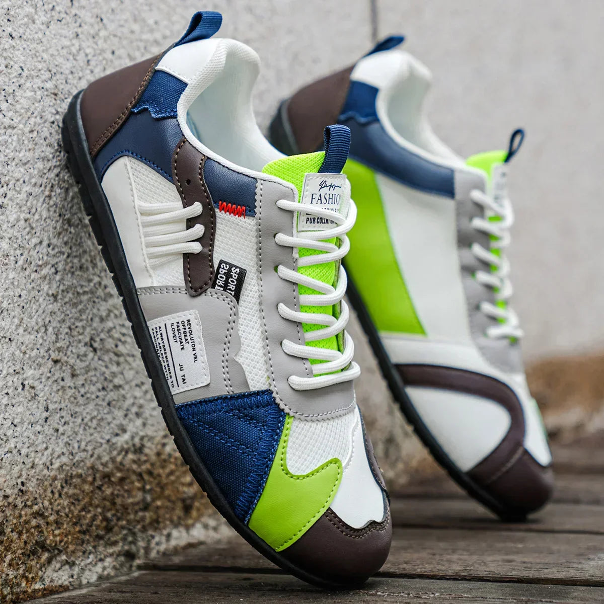 Tomasz | Kolorowe sneakersy retro