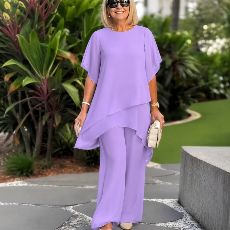 Barbara™ | Elegancki Asymetryczny Zestaw Dwu-częściowy