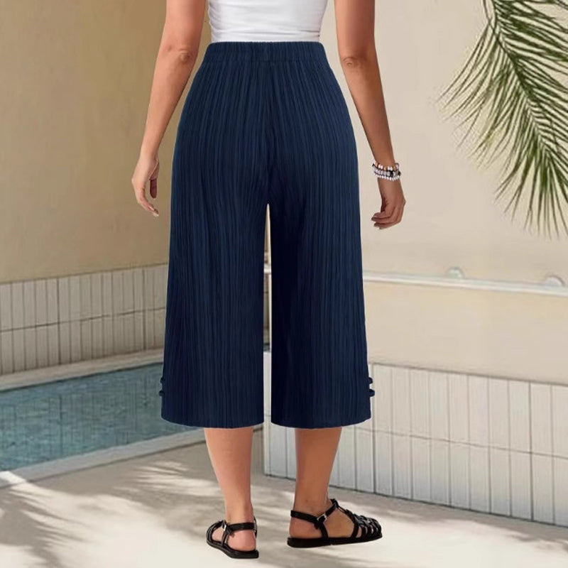 KAMILA | Eleganckie spodnie z szerokimi nogawkami
