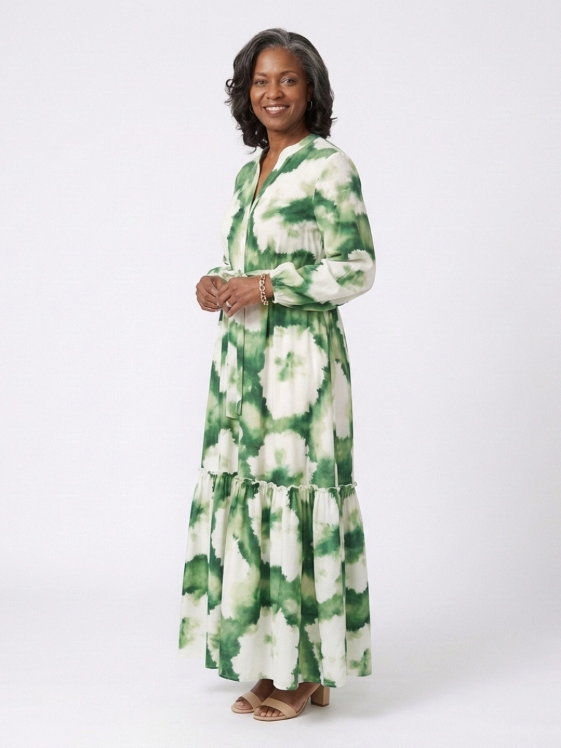 Sabine | Maxi Dress with Waist Tie