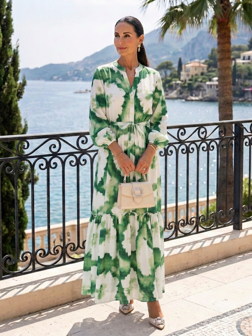 Sabine | Maxi Dress with Waist Tie