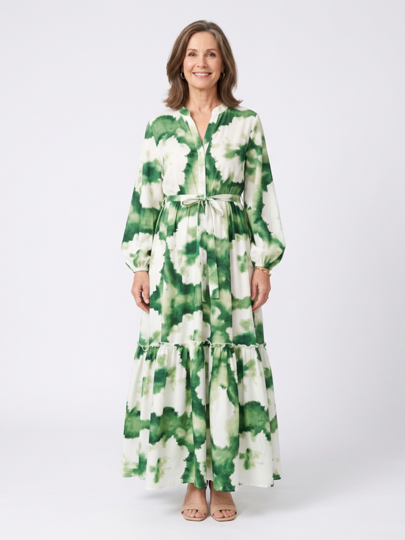 Sabine | Maxi Dress with Waist Tie
