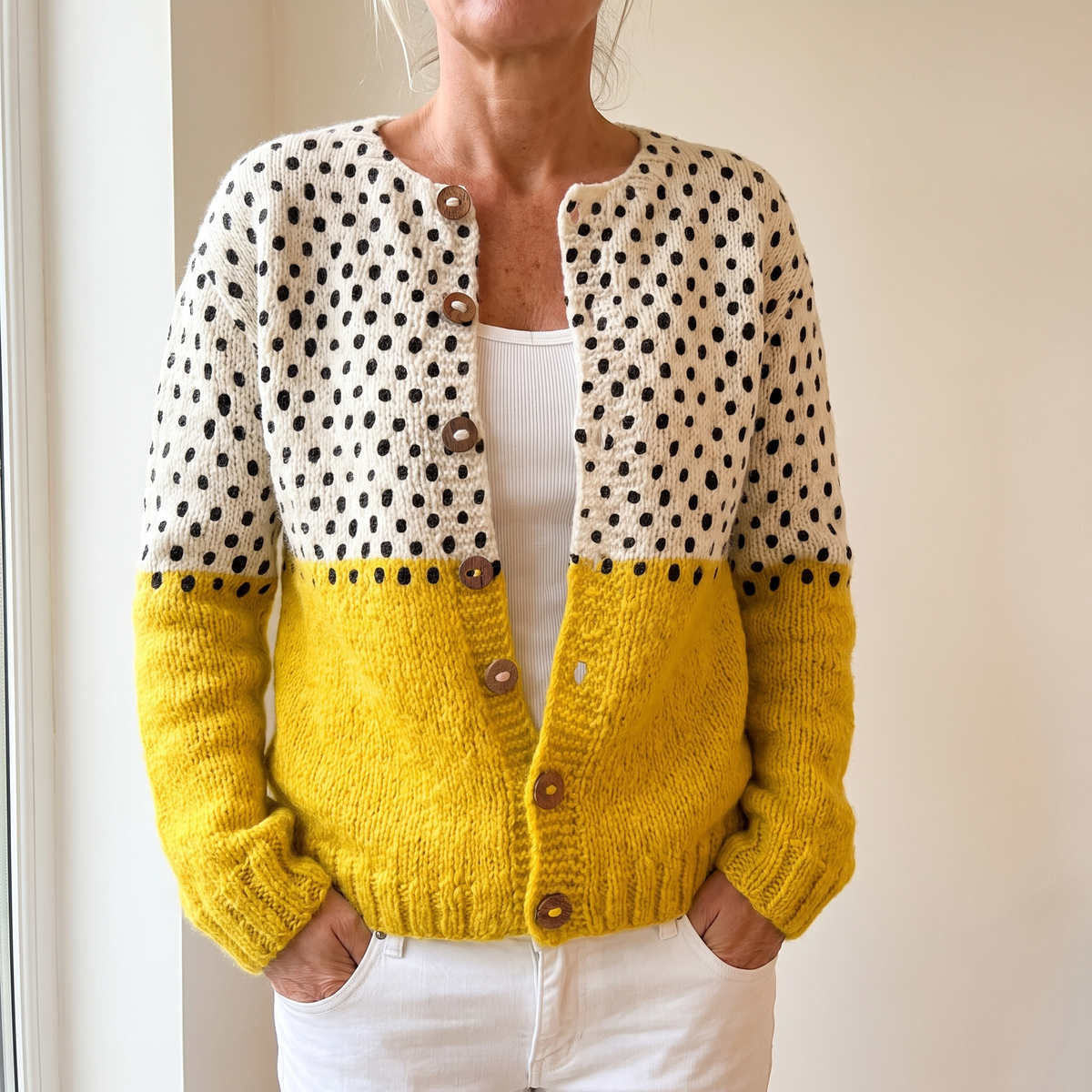 Krystyna™ | Vintage Sweter Kardigan