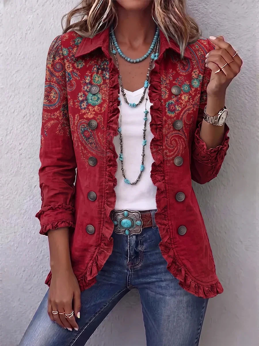 Agnieszka™ | Boho Paisley Ruffle Jacket