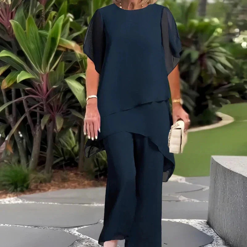 Barbara™ | Elegancki Asymetryczny Zestaw Dwu-częściowy