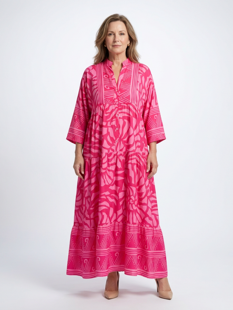 Marielle | Midi Dress with Buttons