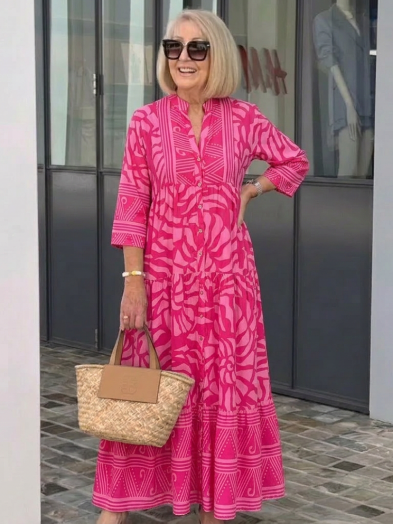 Marielle | Midi Dress with Buttons