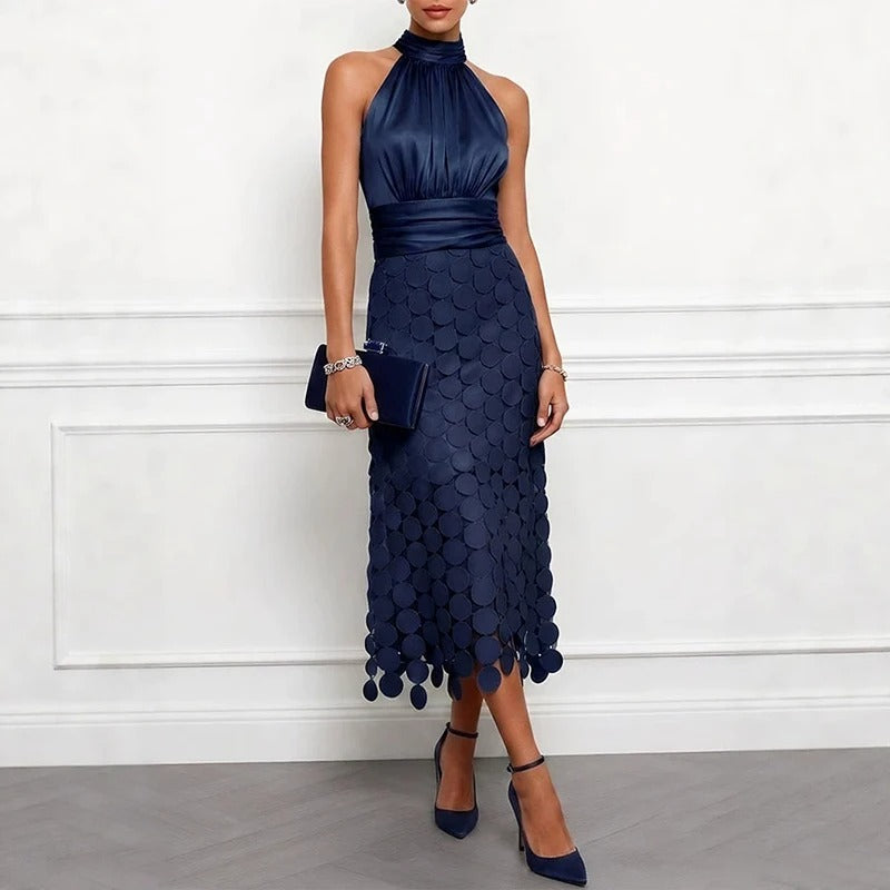 Irena | Elegancka Sukienka Midi na Specjalne Okazje